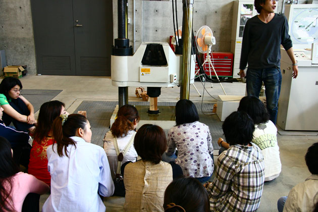 建築学科3年生 建築材料実験