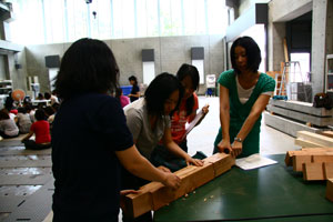 建築学科3年生 建築材料実験