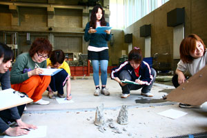 建築学科3年生 建築材料実験