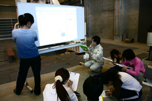 建築学科3年生 建築材料実験