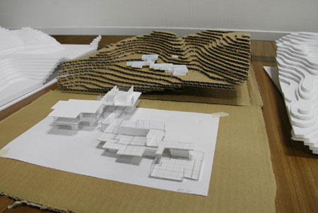 建築学科 2年生：建築設計演習II「レストハウスと自然景観の風景化」