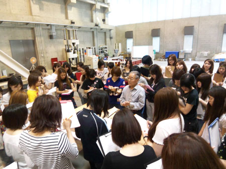 建築学科3年生 建築材料実験