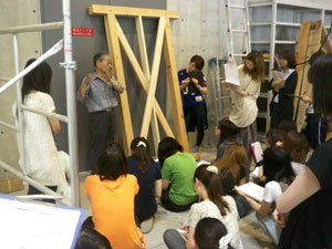 建築学科3年生 建築材料実験