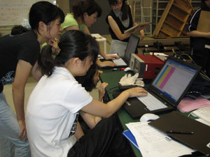 建築学科3年生 建築材料実験