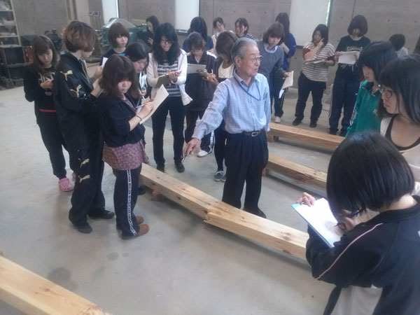 建築学科3年生 建築材料実験