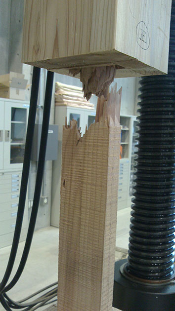 建築学科3年生 建築材料実験