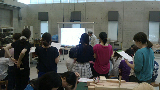 建築学科3年生 建築材料実験