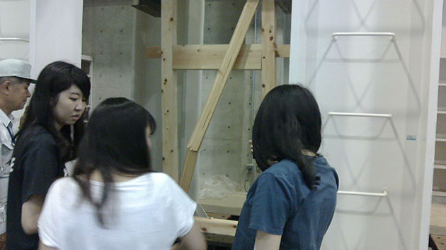 建築学科3年生 建築材料実験
