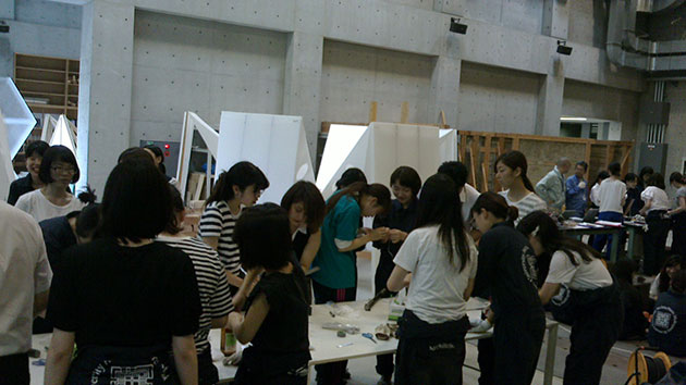 建築学科3年生 建築材料実験