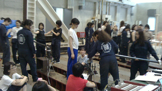 建築学科3年生 建築材料実験