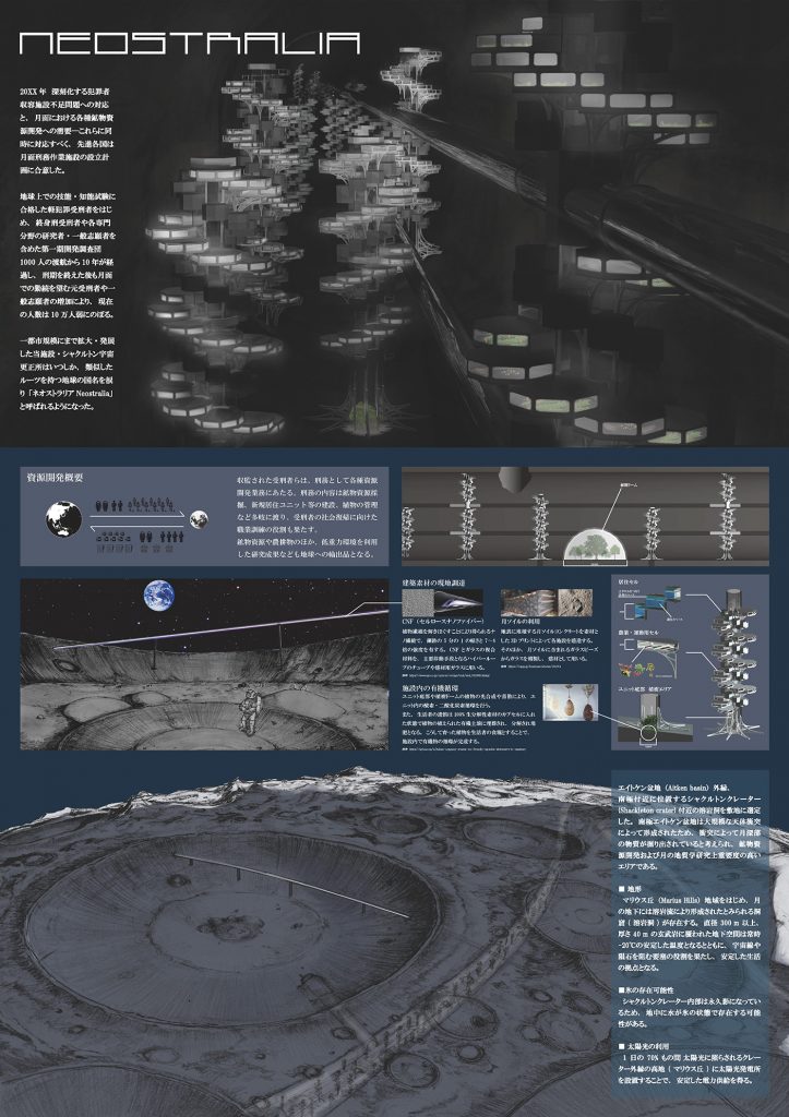 義野えいかさん 行木晴香さんが第５回宇宙建築賞で優秀賞に選ばれました 武庫川女子大学 建築学部 建築学科 大学院 建築学研究科 建築学専攻